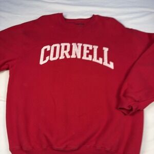 Gear For‎ Sports Cornell Big Cotton Red Sweatshirt Mens Size L Crewneck